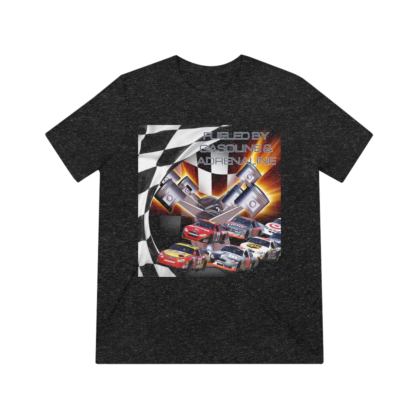 Fueled by Gasoline & Adrenaline - Unisex Triblend Tee T-Shirt