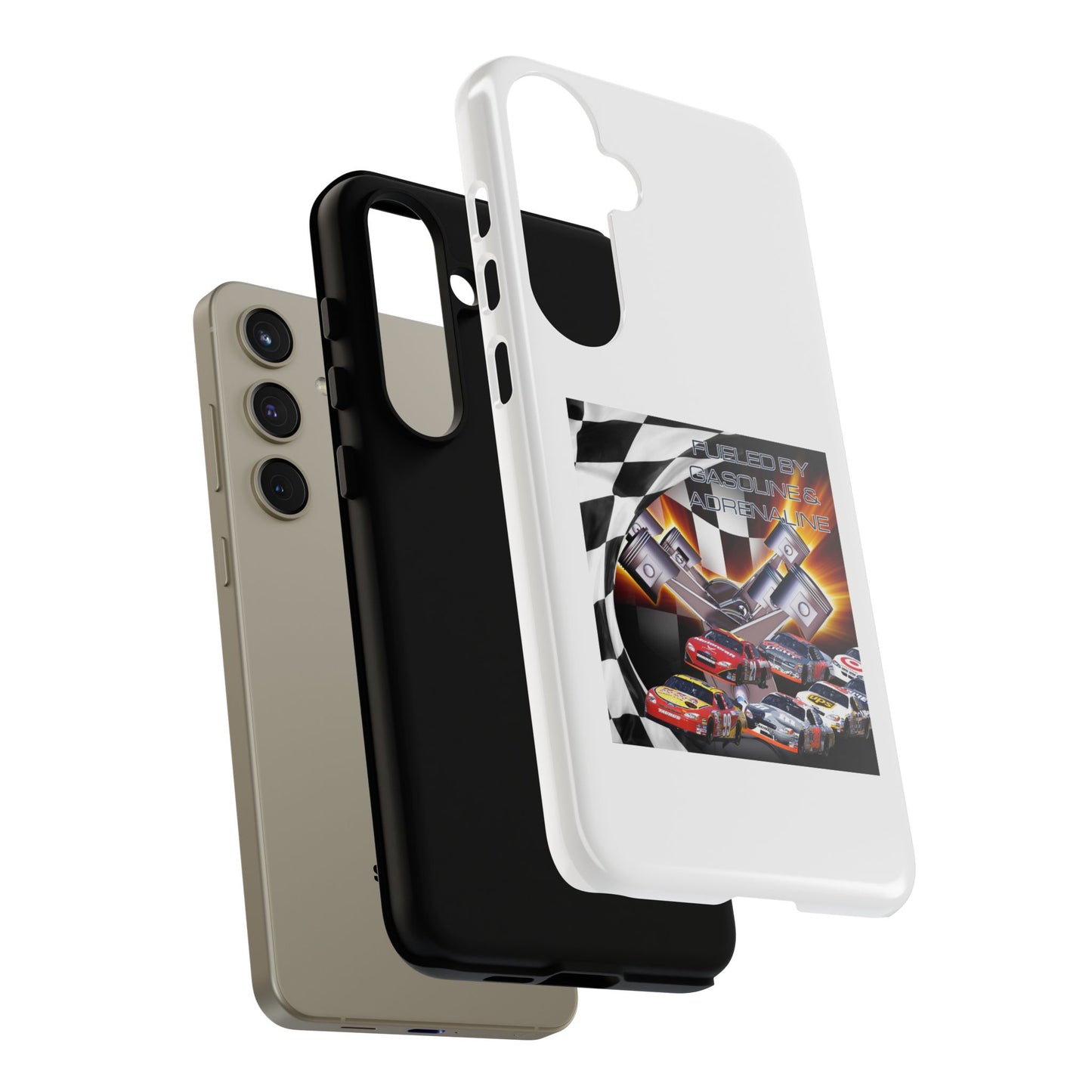 Fueled by Gasoline & Adrenaline - Tough Phone Case