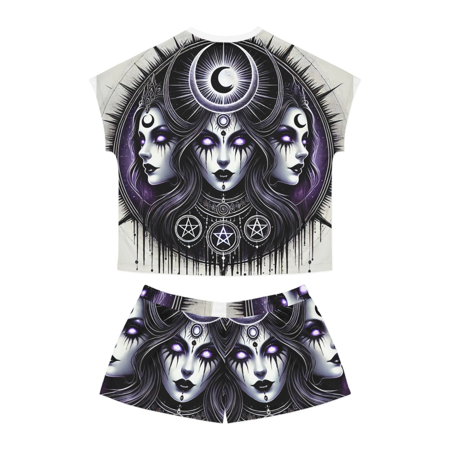 Triple Goddess - Women's Short Pajama Set