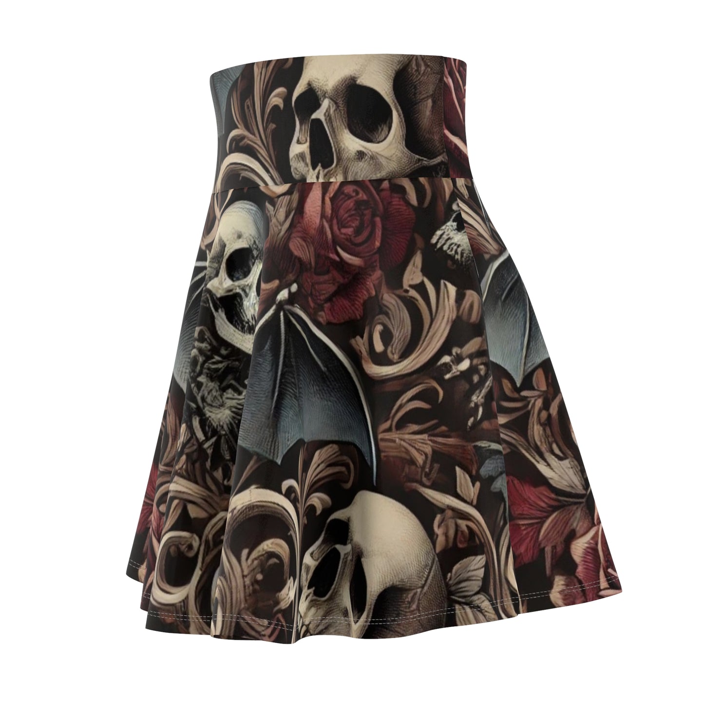 Nocturnal Elegy - Women's Skater Skirt (AOP)