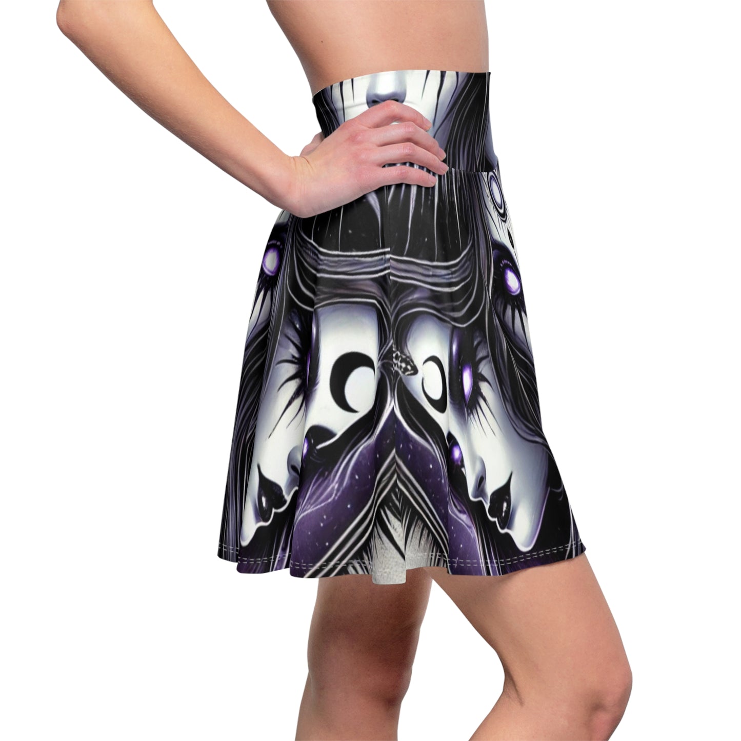 Triple Goddess - Women's Skater Skirt