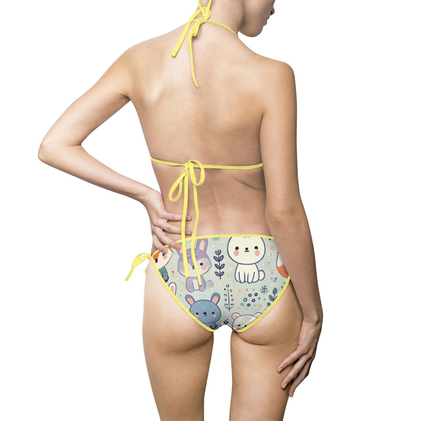 Whimsical Companions - Women's Bikini Swimsuit (AOP)