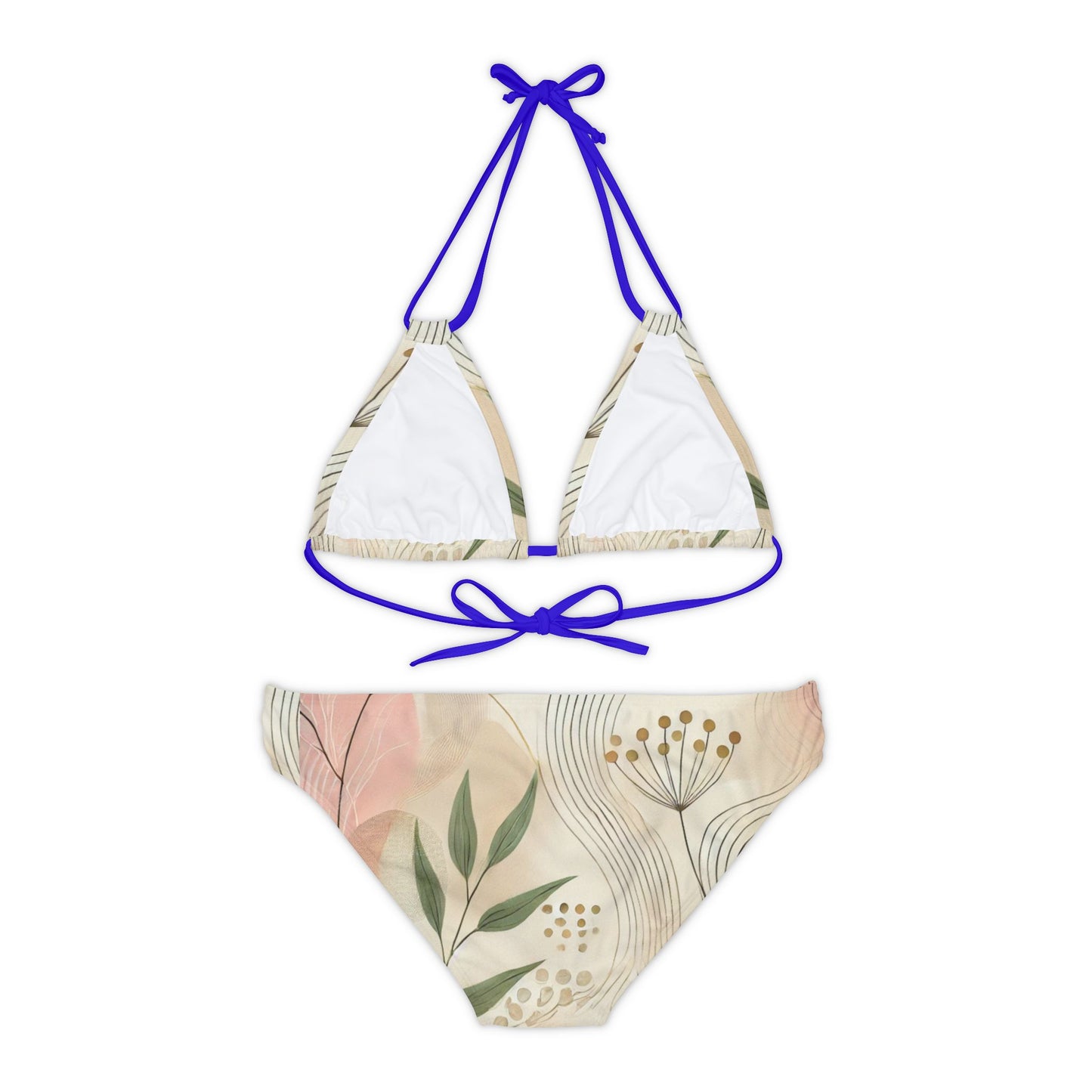 Botanical Breeze - Strappy Bikini Set (AOP)