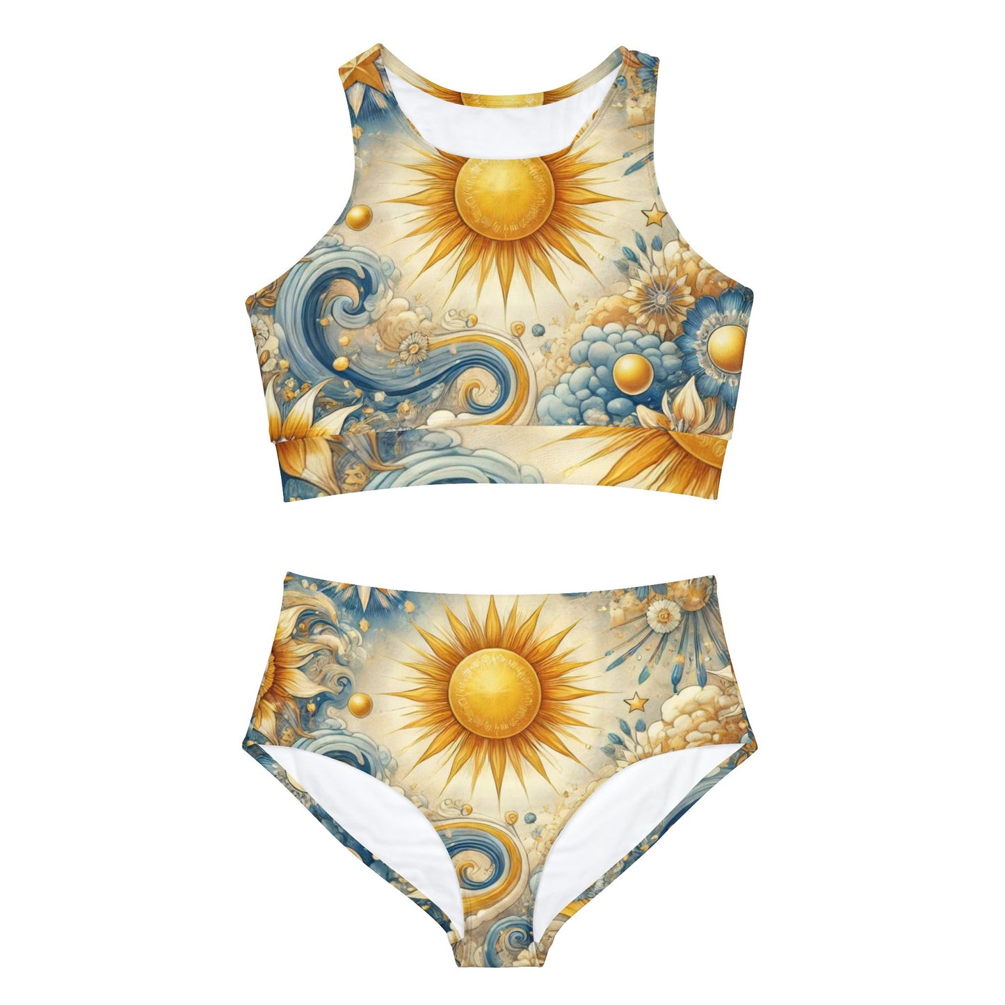 Celestial Radiance - Sporty Bikini Set