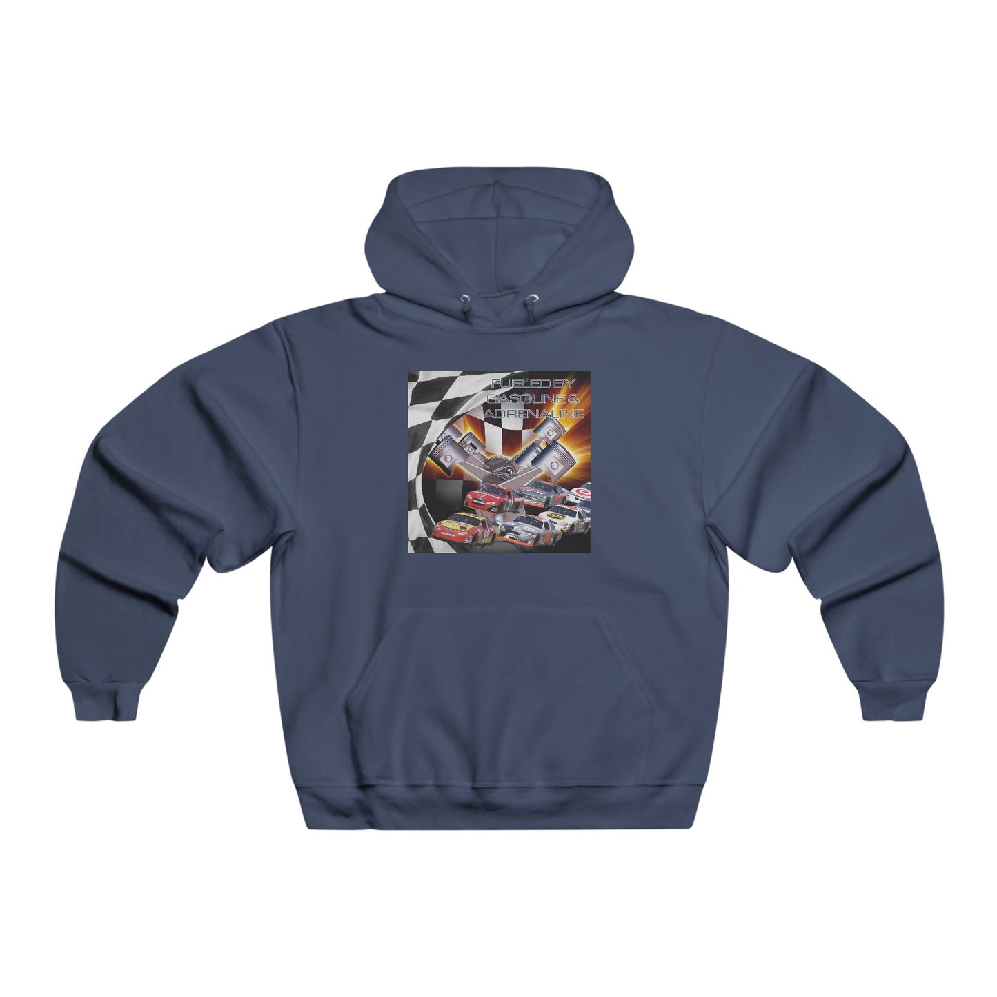 Fueled by Gasoline & Adrenaline - Men's NUBLEND® Hooded Sweatshirt