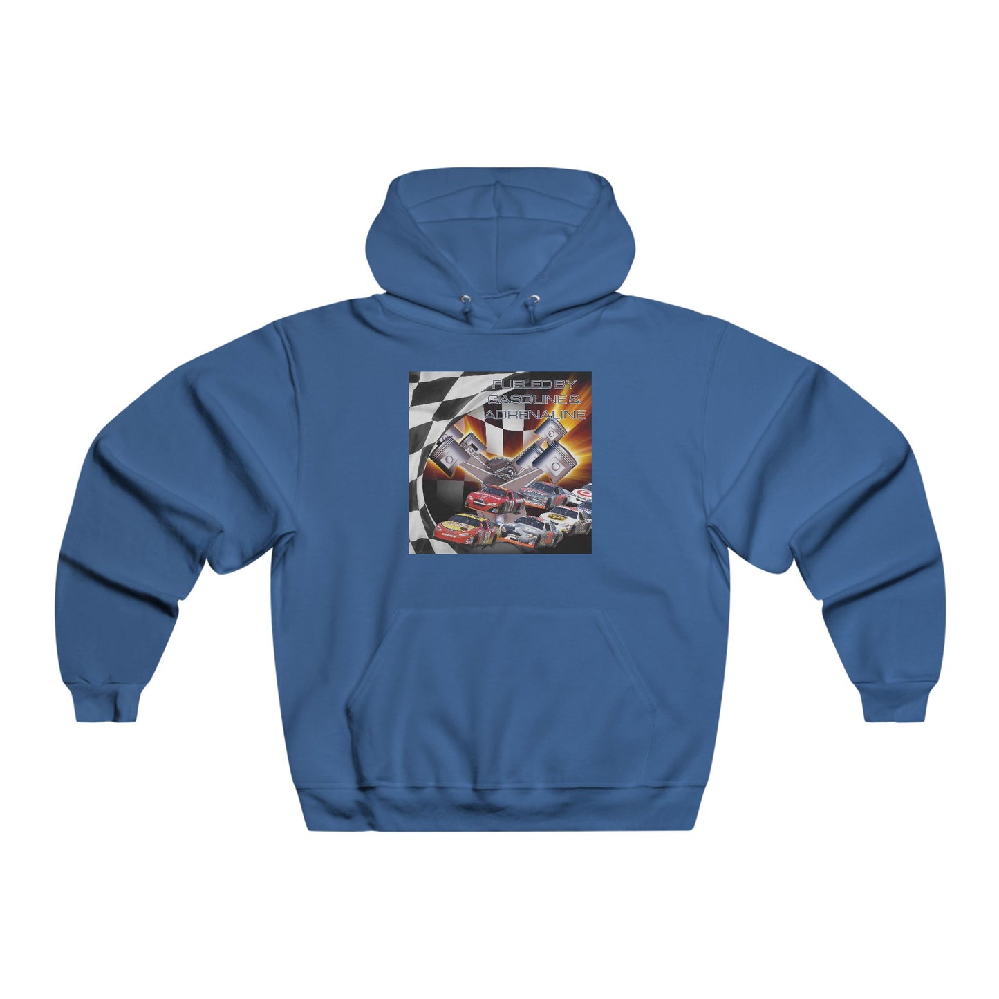 Fueled by Gasoline & Adrenaline - Men's NUBLEND® Hooded Sweatshirt