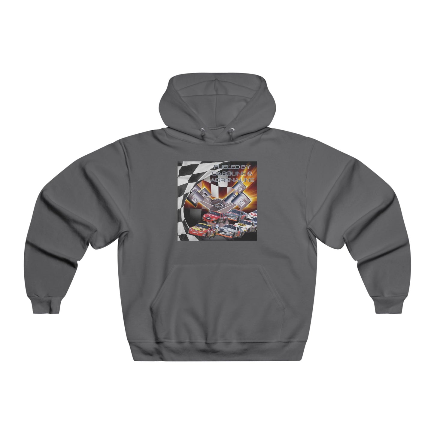 Fueled by Gasoline & Adrenaline - Men's NUBLEND® Hooded Sweatshirt