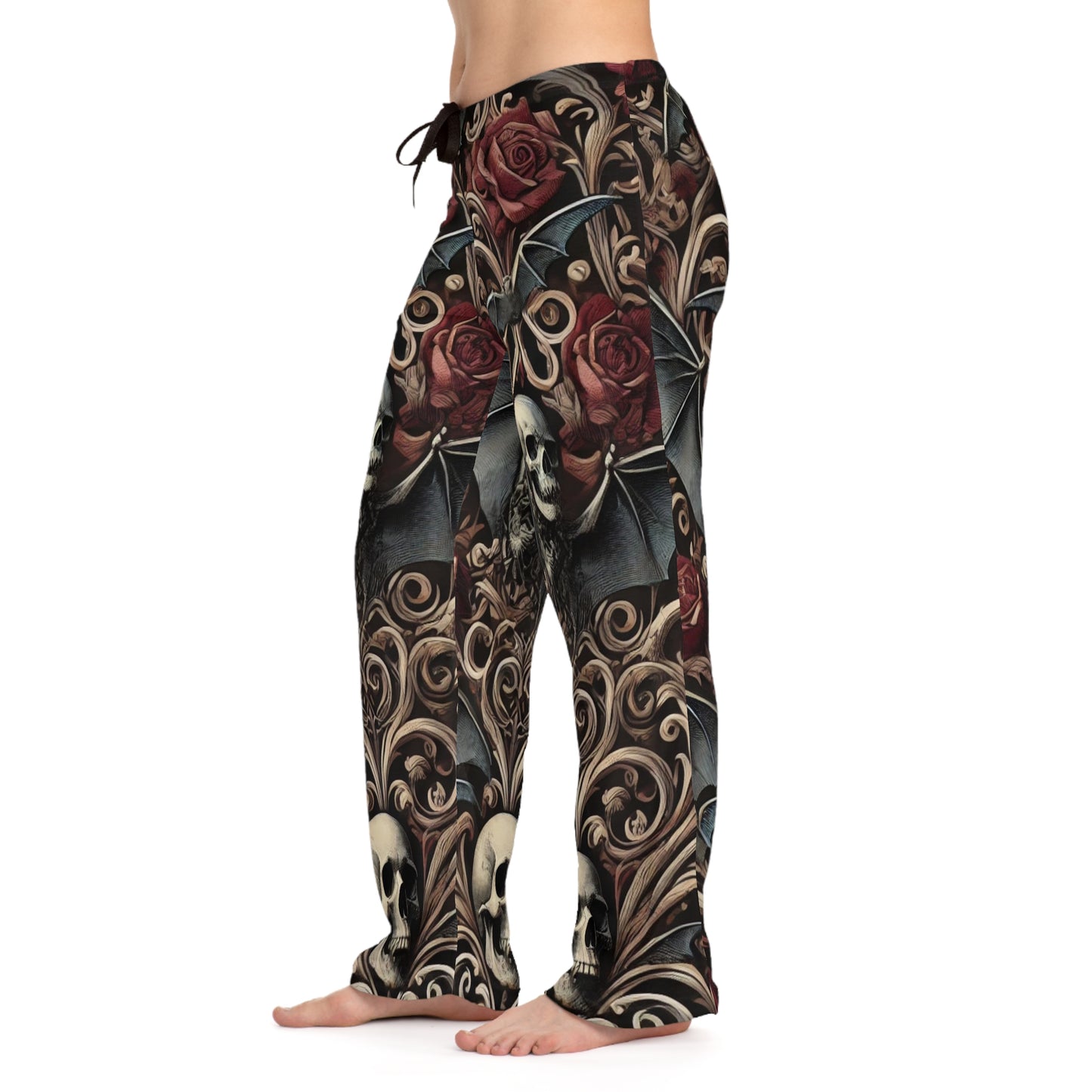 Nocturnal Elegy - Women's Pajama Pants (AOP)