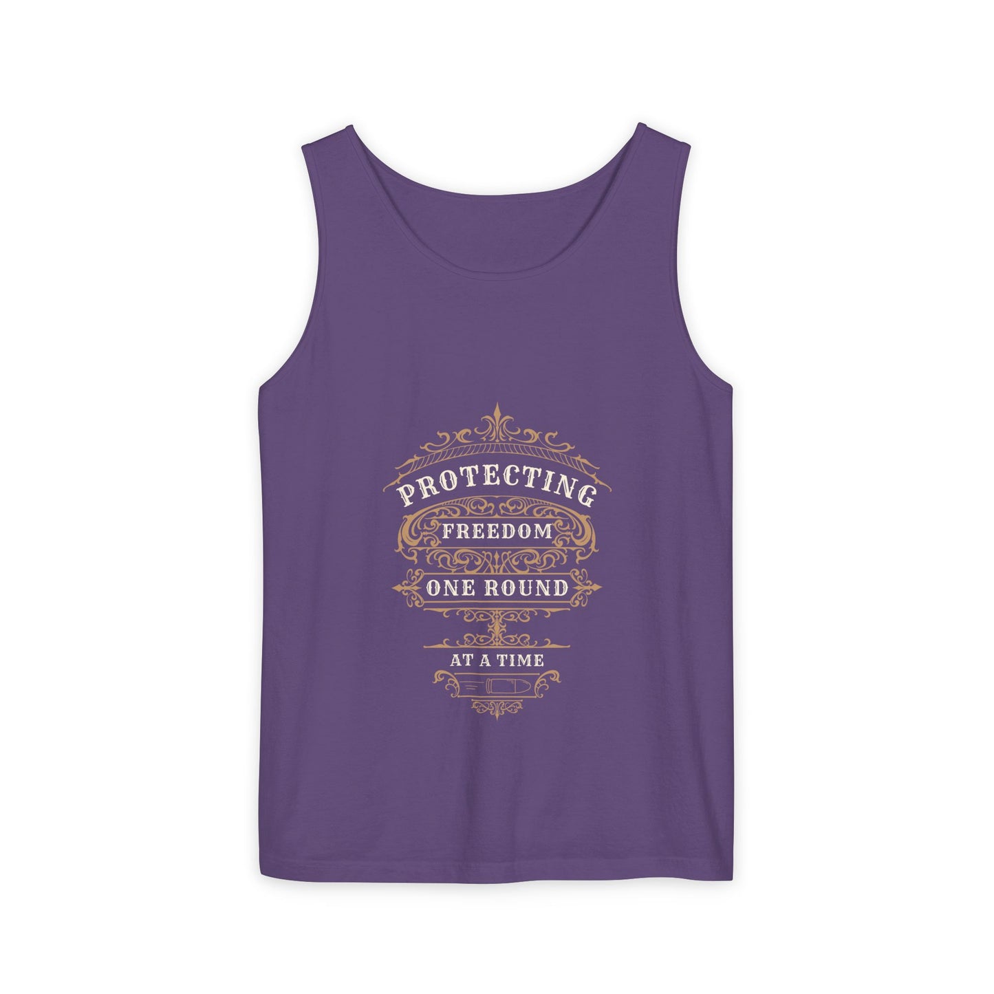 Protecting Freedom, One Round at a Time - Unisex Tank Top