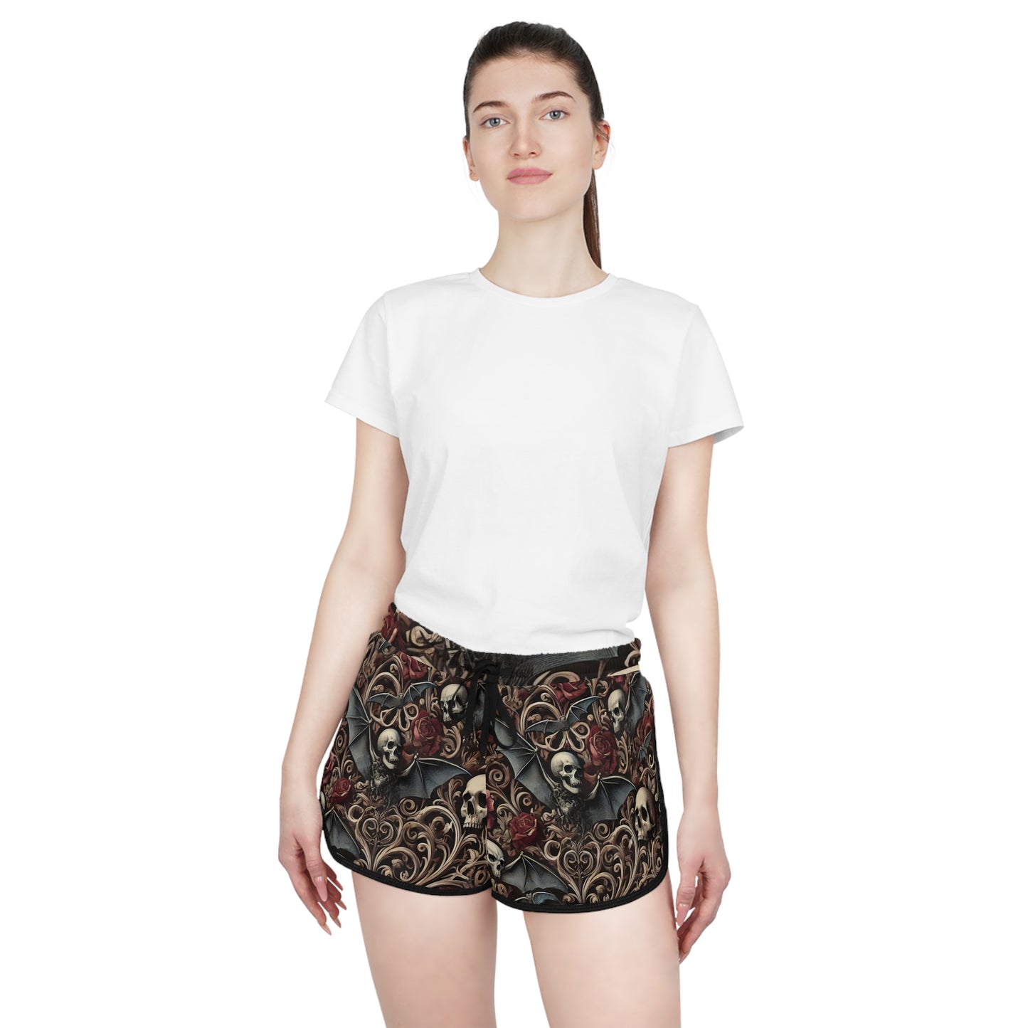 Nocturnal Elegy - Women's Relaxed Shorts (AOP)