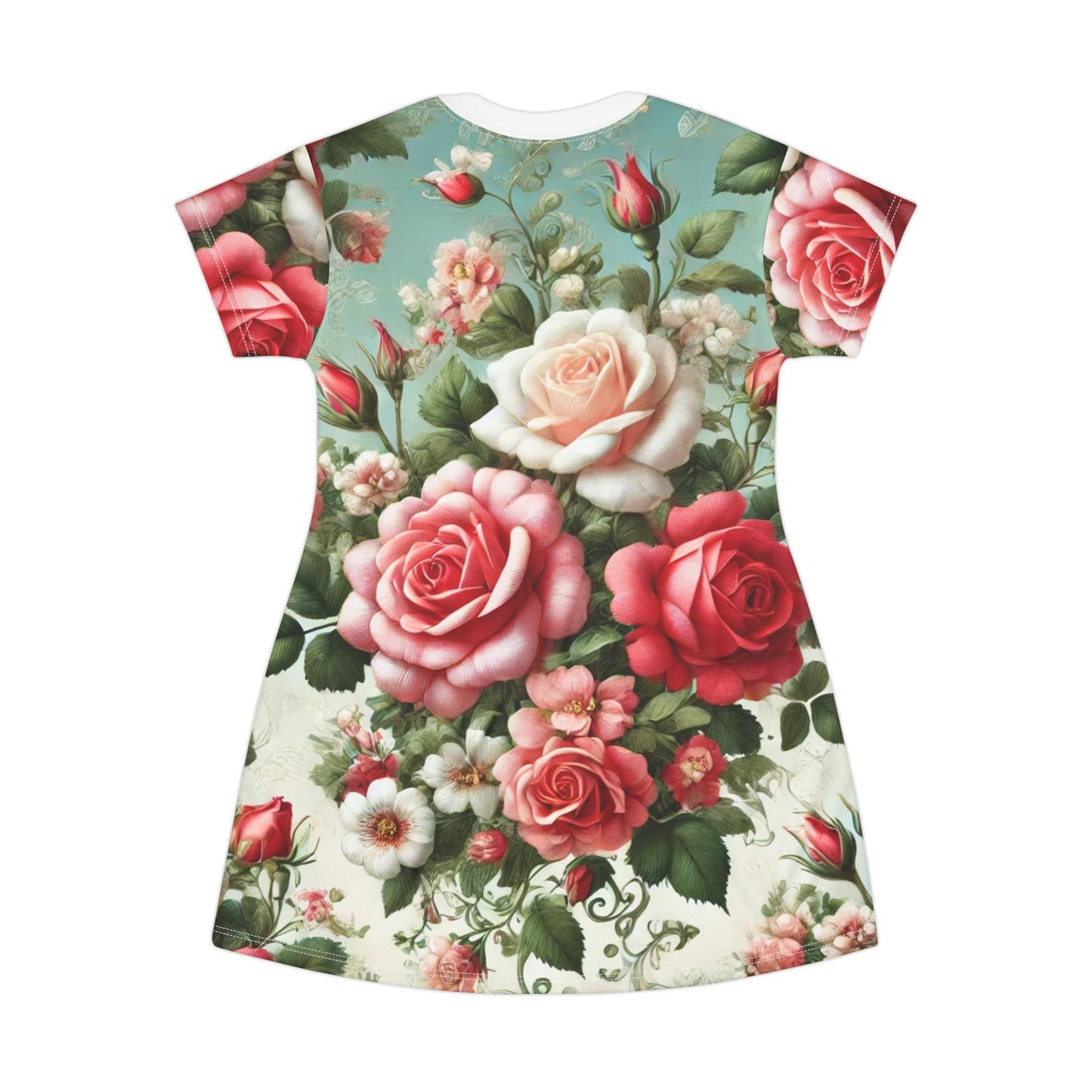 Rose Reverie - T-Shirt Dress (AOP)