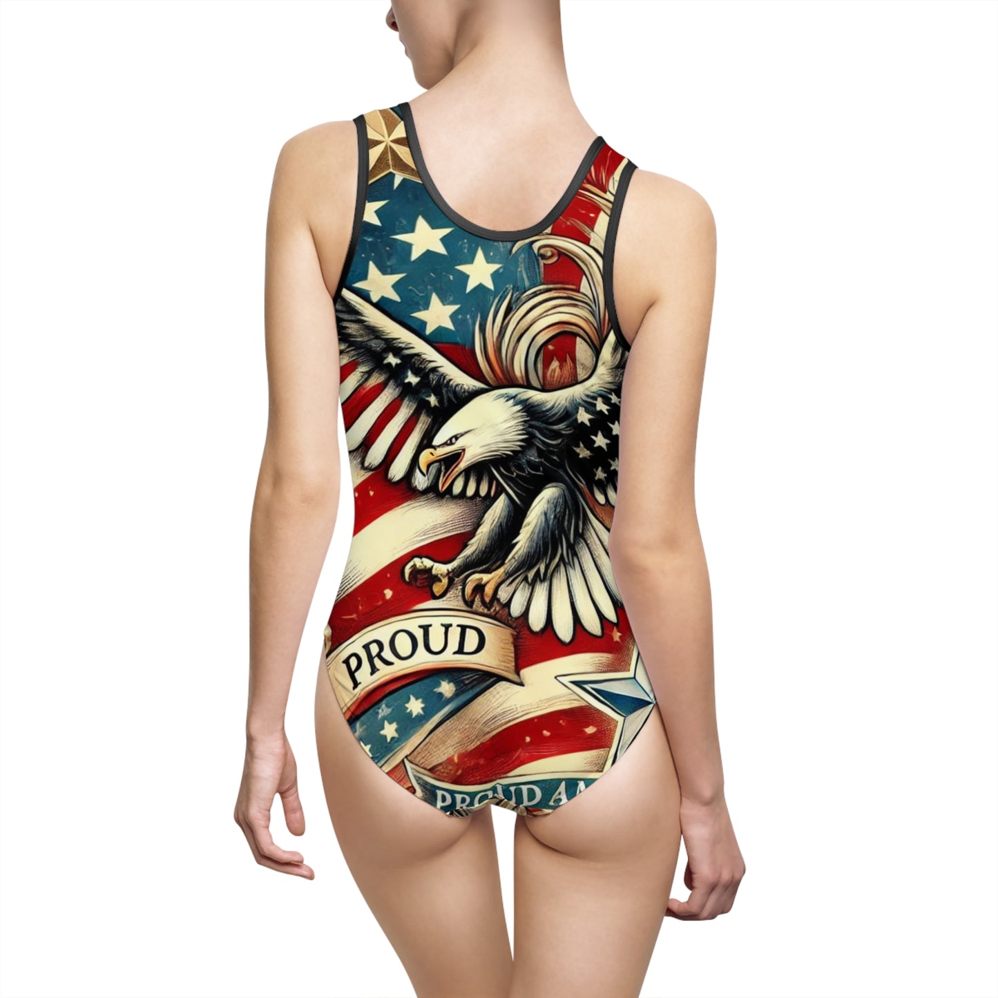 Stars of Freedom - Women's Classic One-Piece Swimsuit