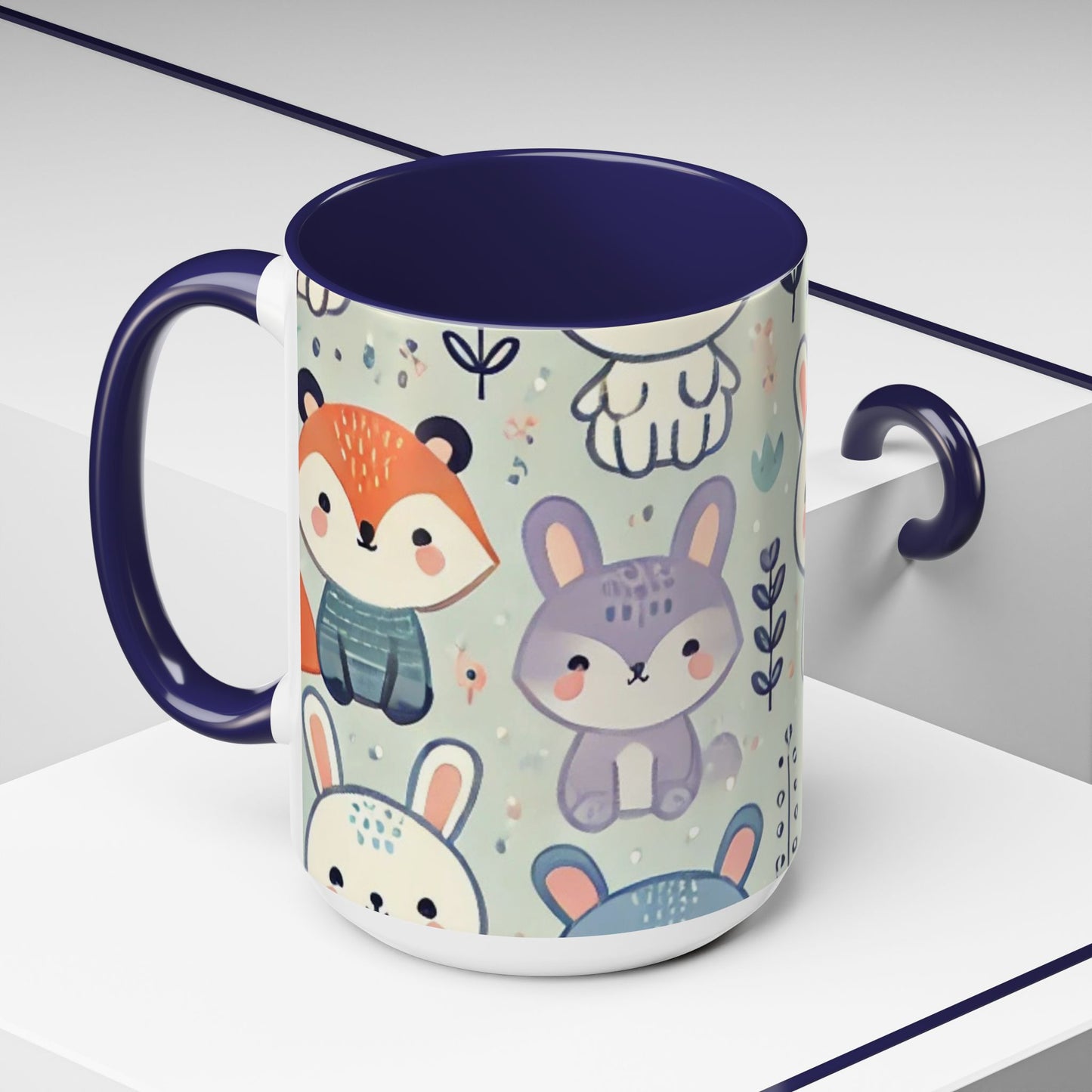 Whimsical Companions - Accent Coffee Mug (11, 15oz)