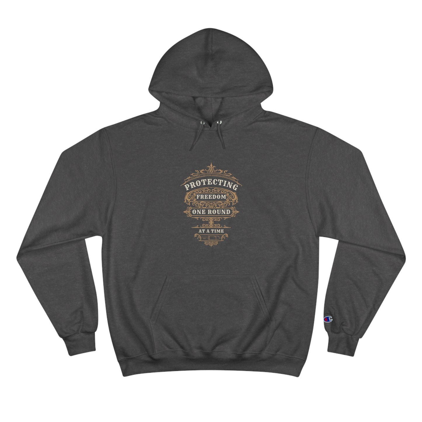 Protecting Freedom, One Round at a Time - Champion Hoodie