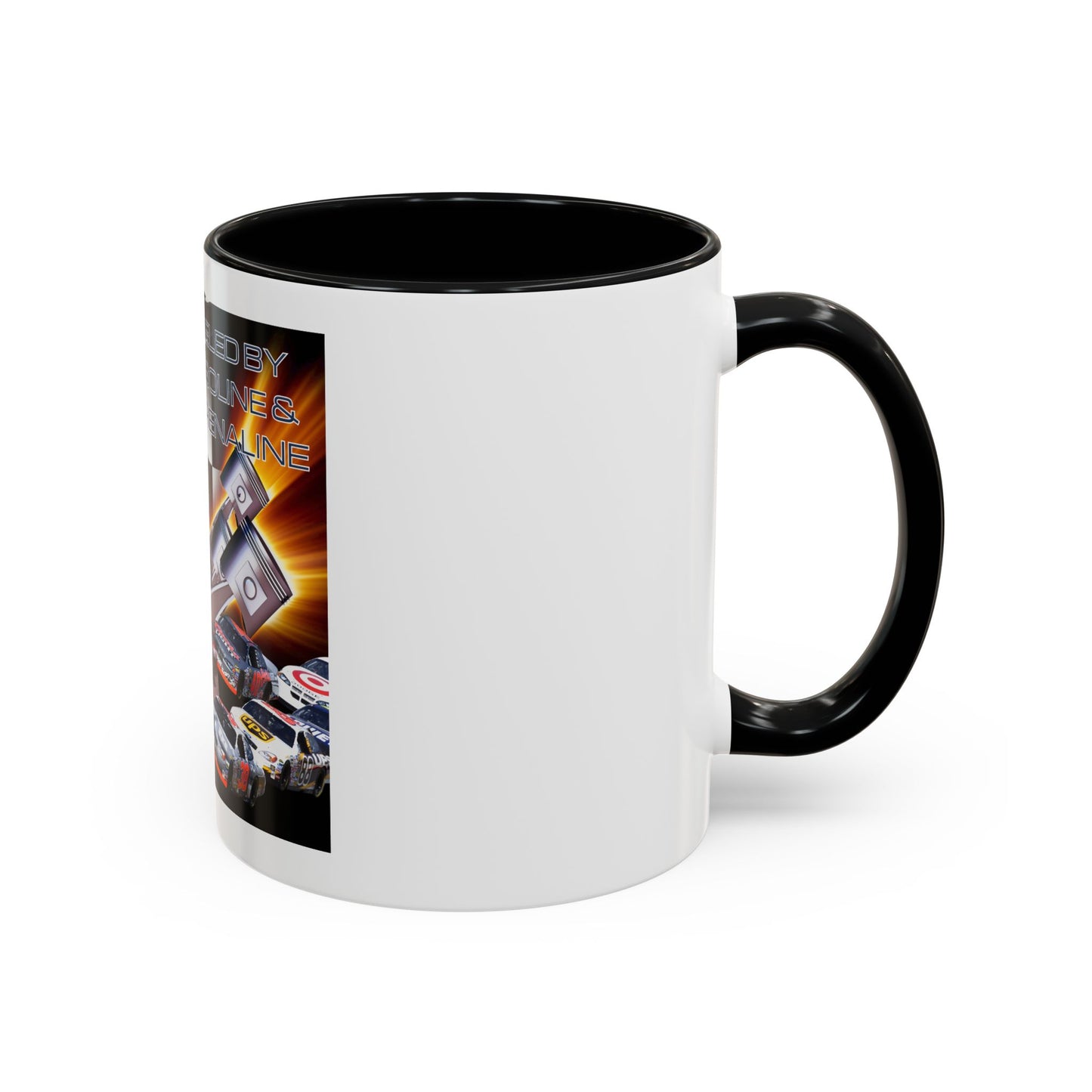 Fueled by Gasoline & Adrenaline - Accent Coffee Mug (11, 15oz)