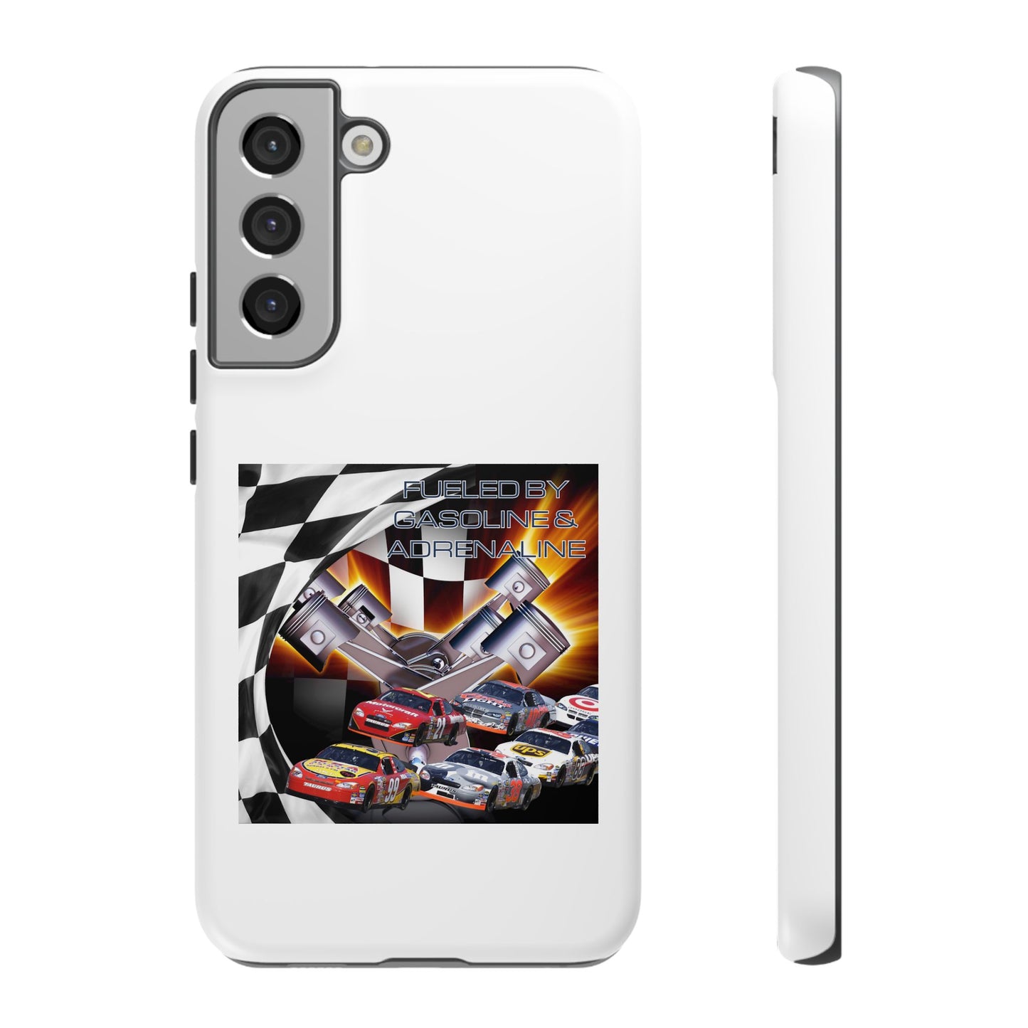 Fueled by Gasoline & Adrenaline - Tough Phone Case