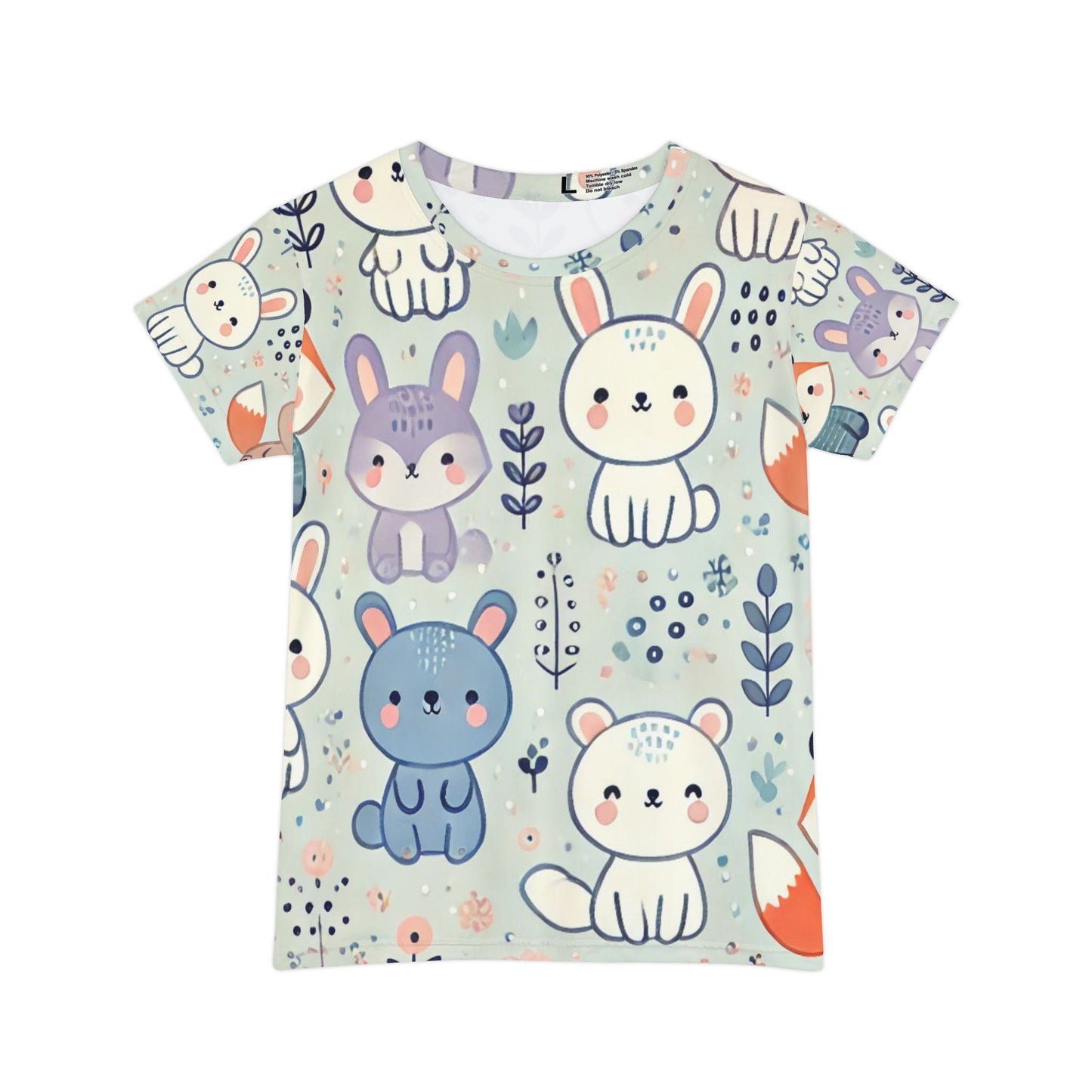 Whimsical Companions - Women's Short Sleeve Shirt (AOP)