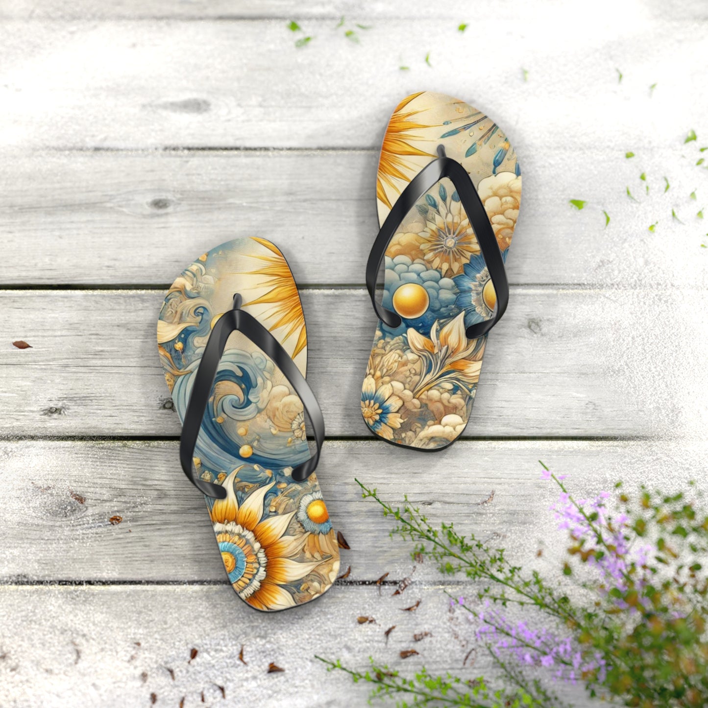 Celestial Radiance - Flip Flops