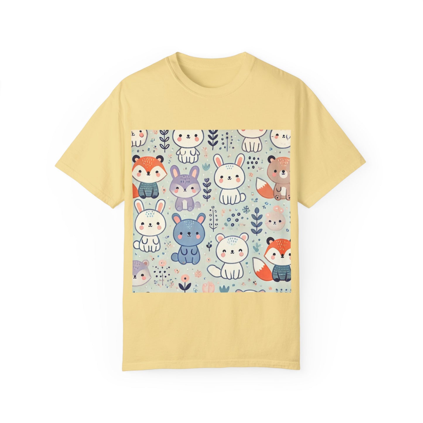 Whimsical Companions - Unisex Garment-Dyed T-shirt