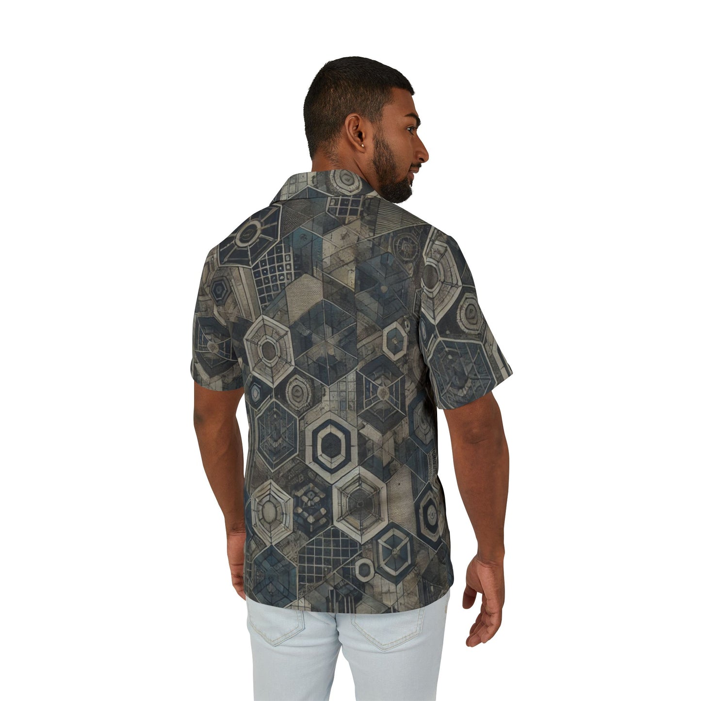 Modern Odyssey - Men's Hawaiian Camp Shirt