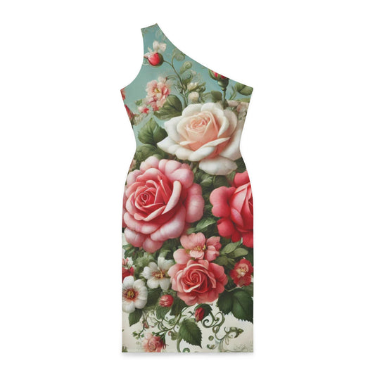 Rose Reverie - Shoulder Dress