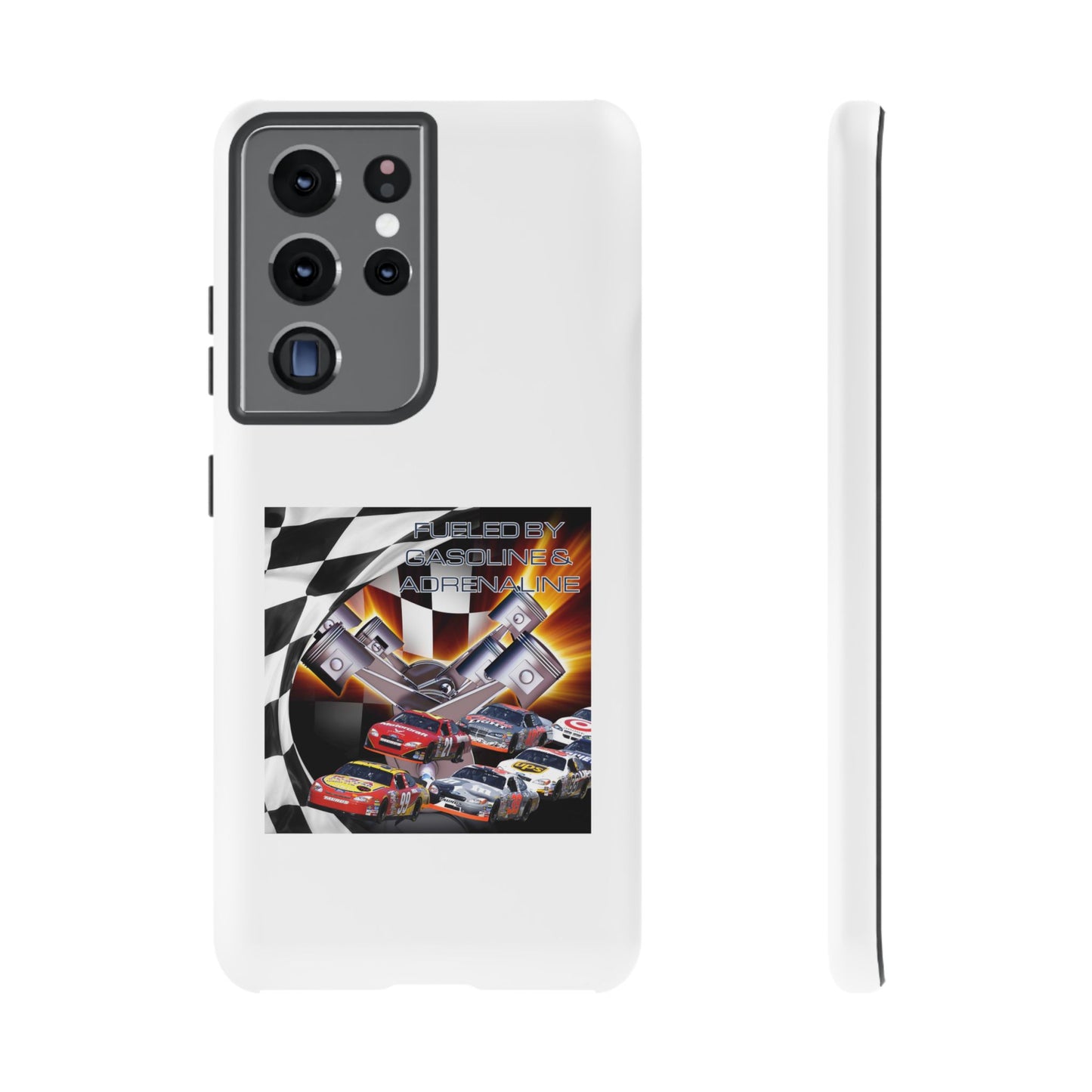 Fueled by Gasoline & Adrenaline - Tough Phone Case