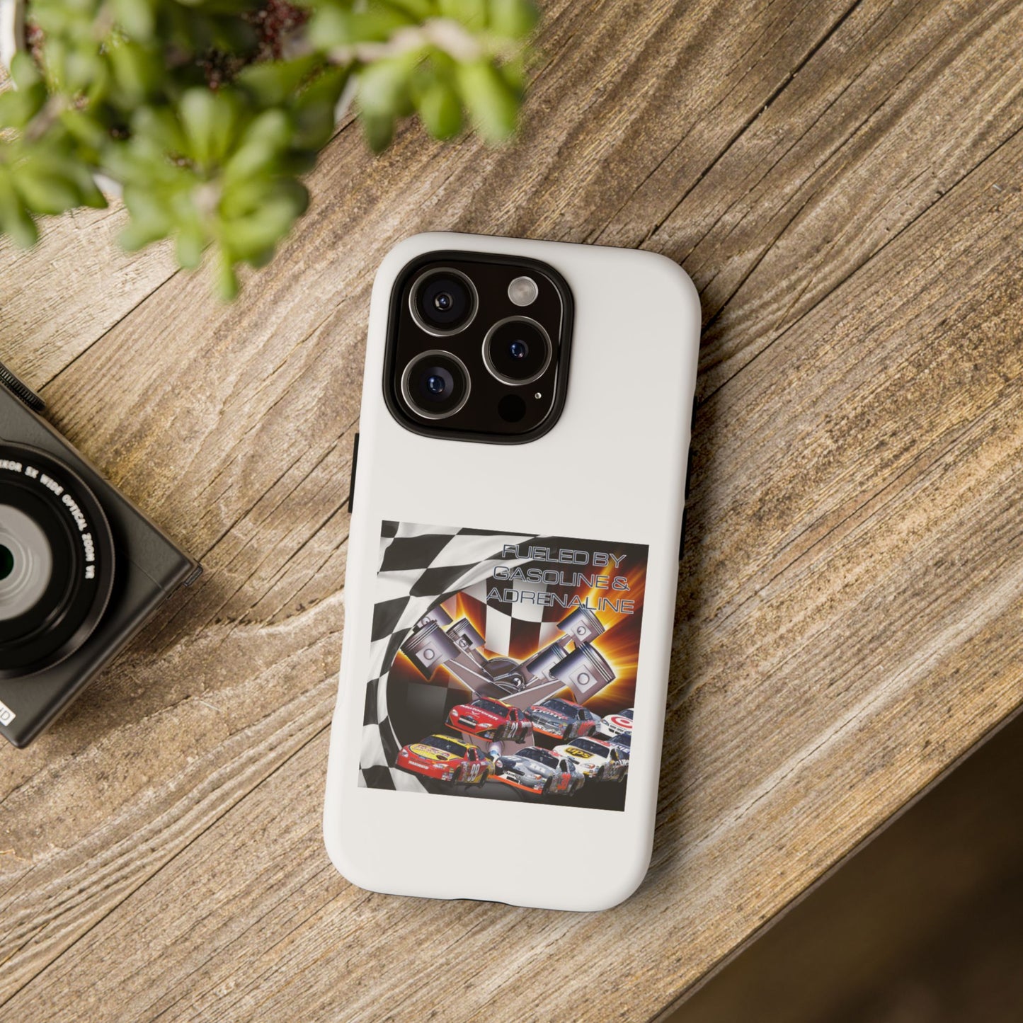 Fueled by Gasoline & Adrenaline - Tough Phone Case