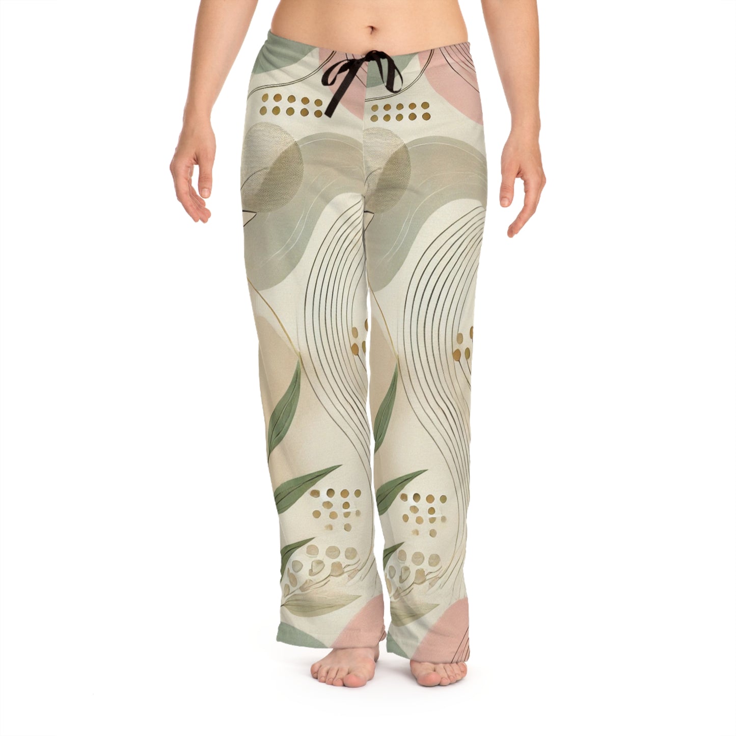 Botanical Breeze - Women's Pajama Pants (AOP)