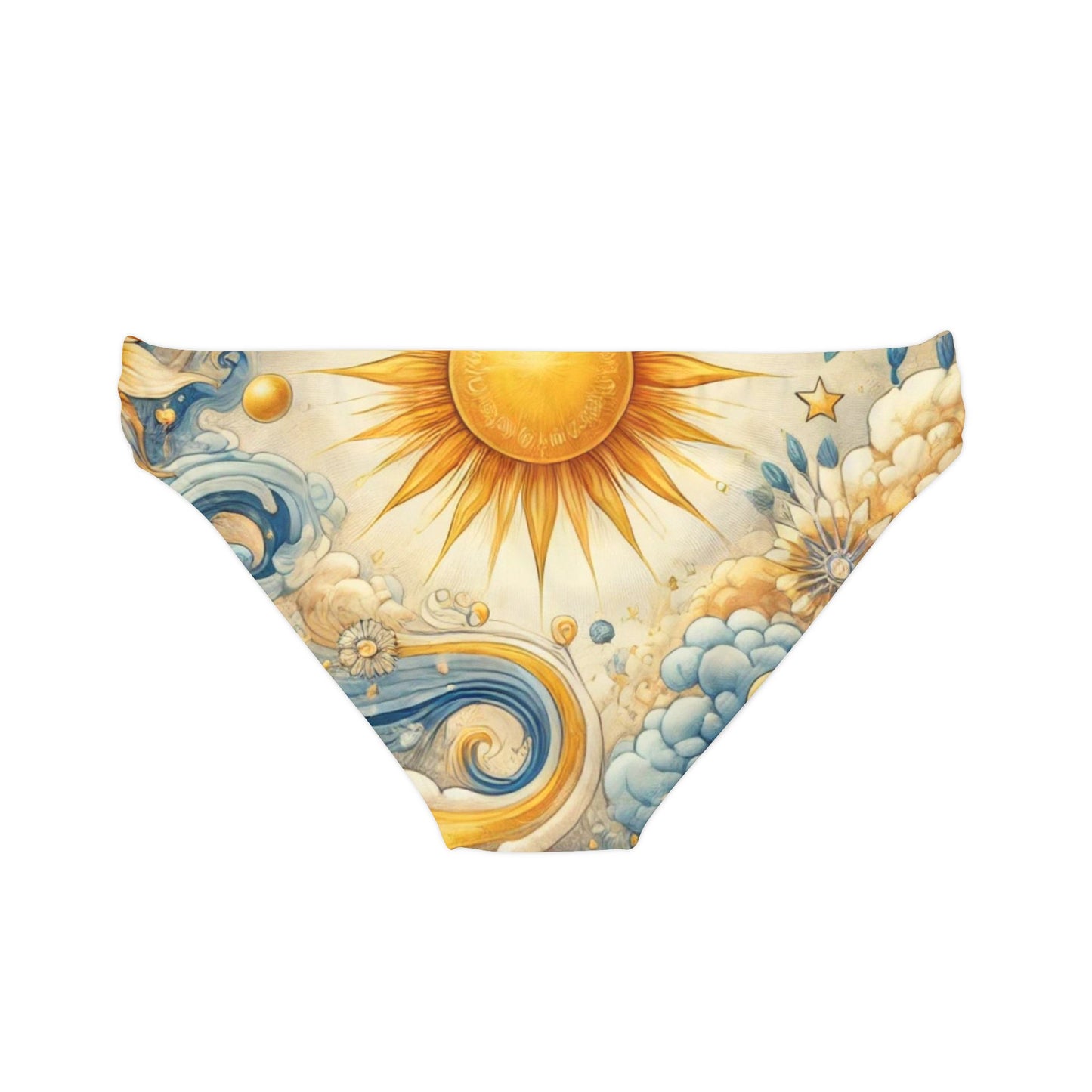 Celestial Radiance - Loop Tie Side Bikini Bottom