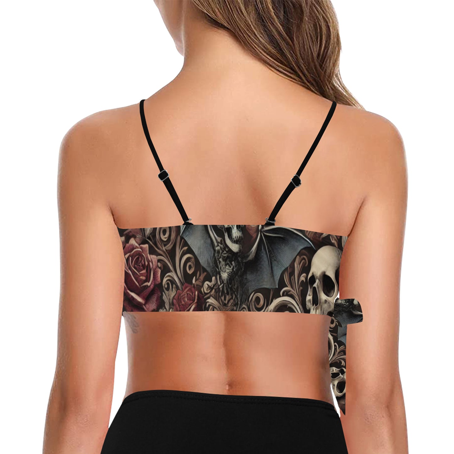 Nocturnal Elegy - Knot Side Bikini Top