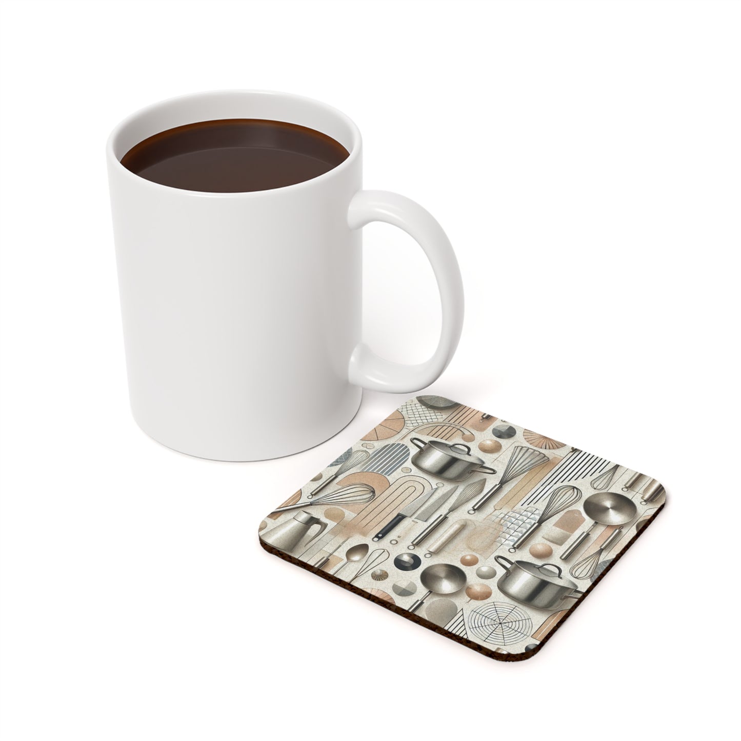 Culinary Harmony - Cork Back Coaster