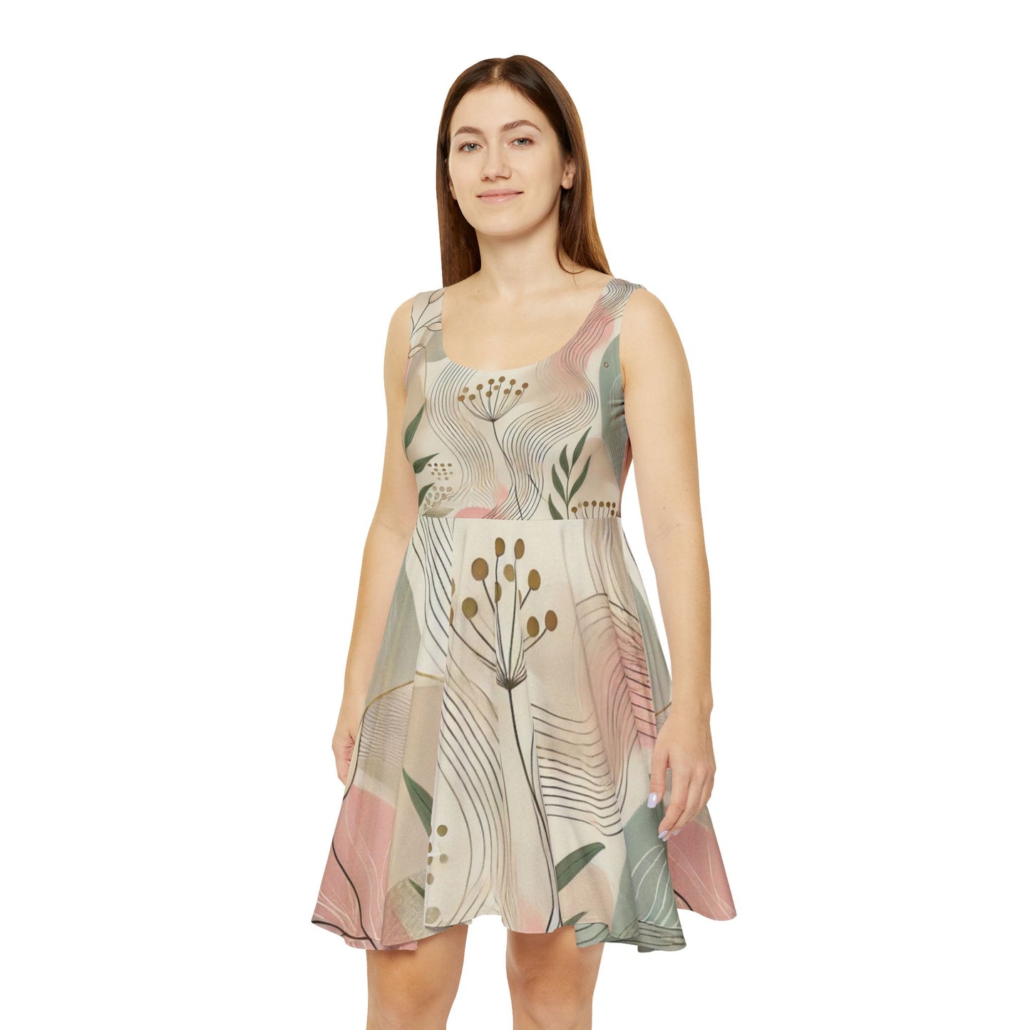 Botanical Breeze - Women's Skater Dress (AOP)