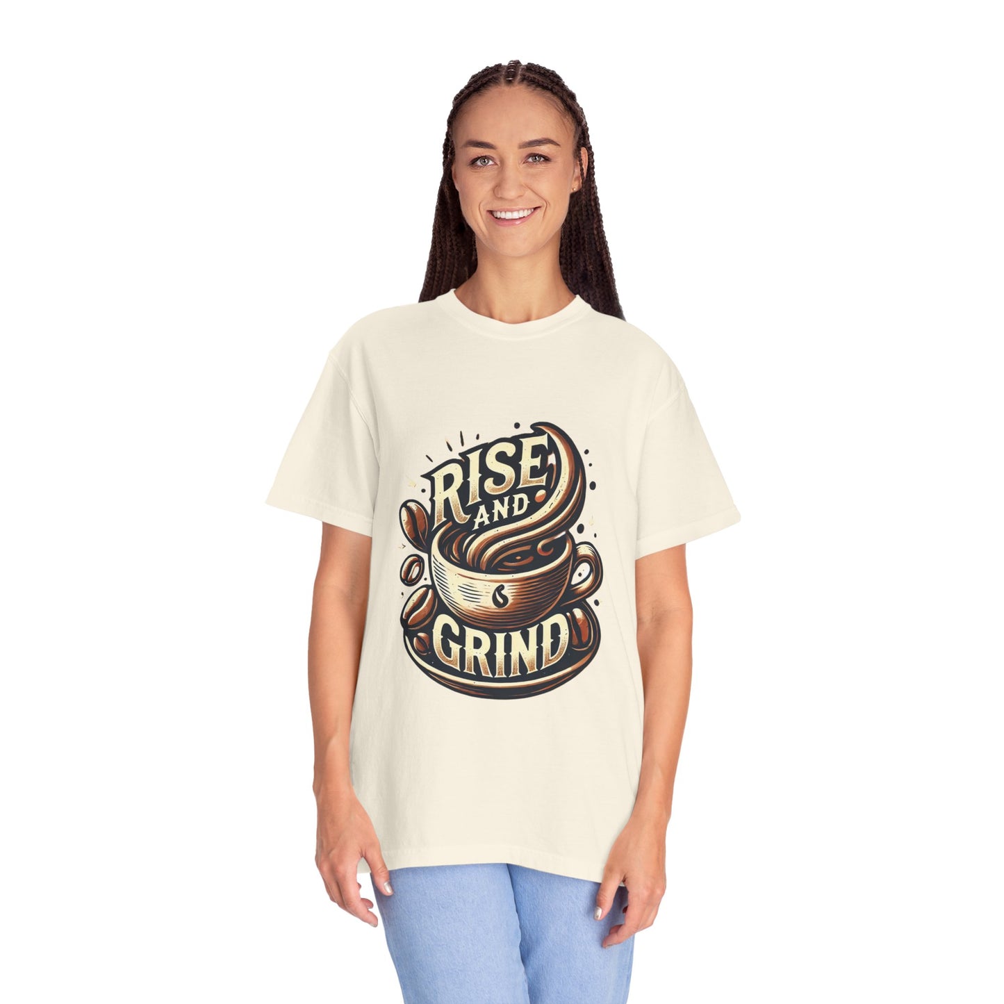 Rise and Grind - Unisex Garment-Dyed T-shirt