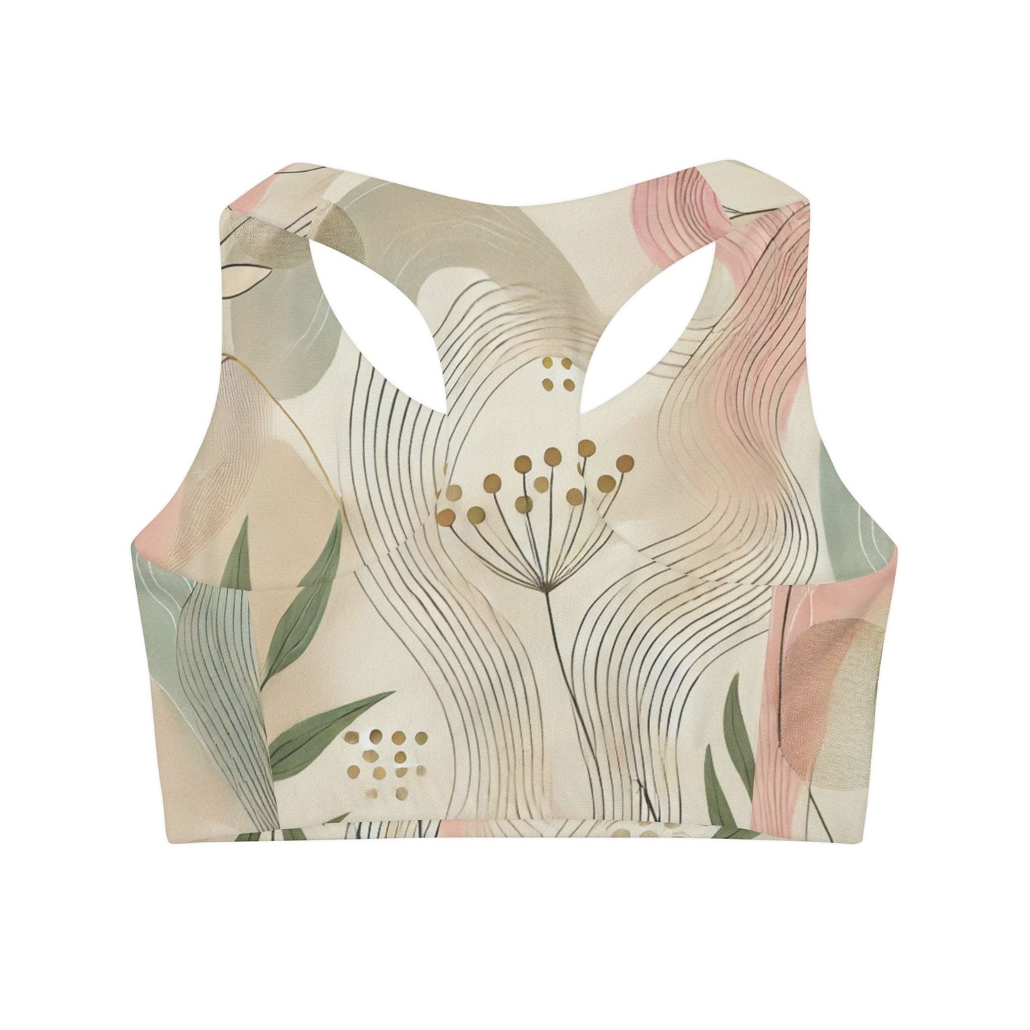 Botanical Breeze - Girls' Swimsuit Crop Top (AOP)