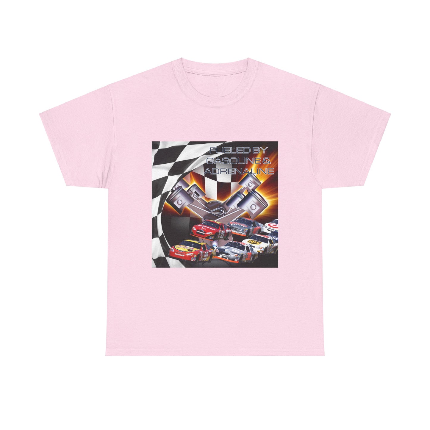 Fueled by Gasoline & Adrenaline - Unisex Heavy Cotton Tee T-Shirt