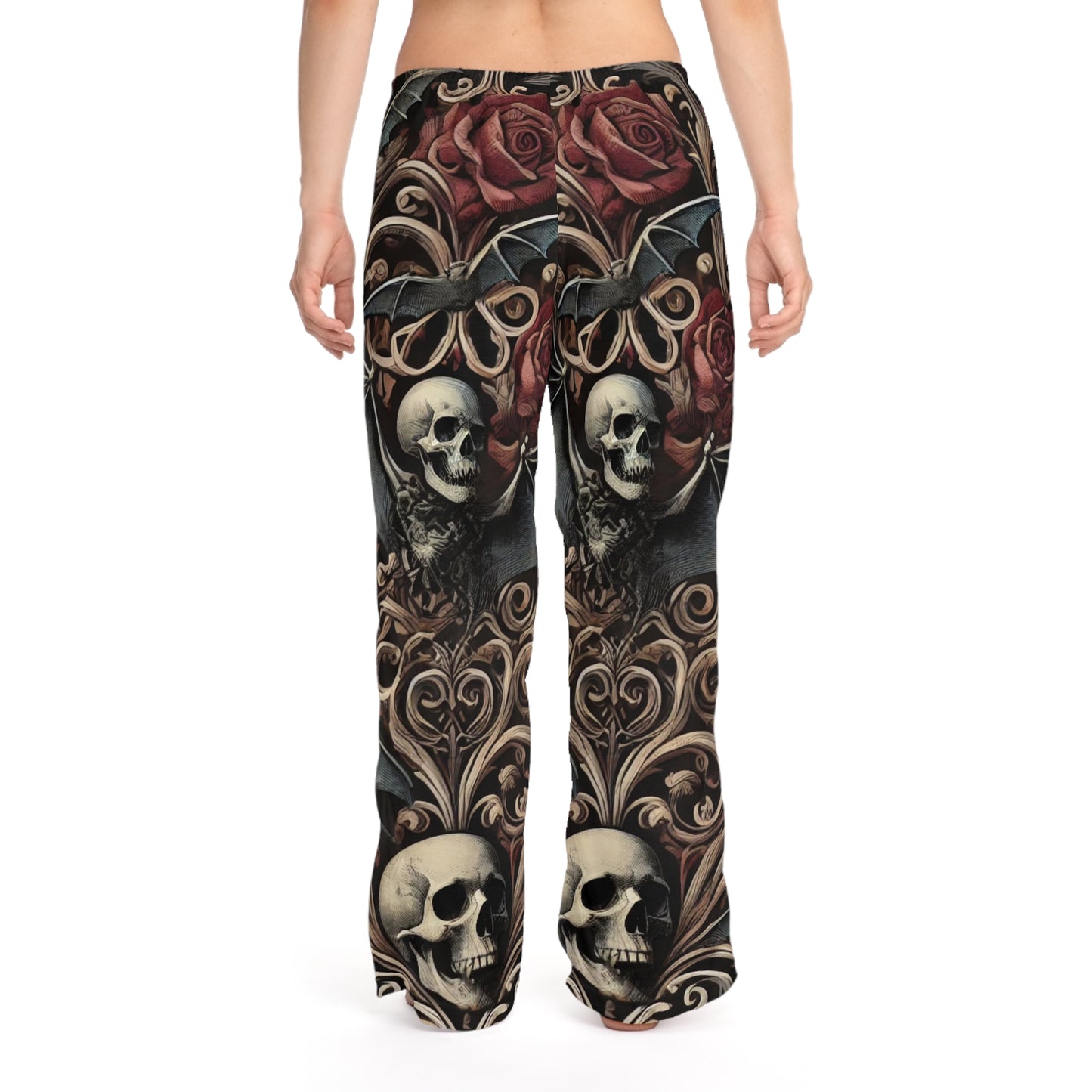 Nocturnal Elegy - Women's Pajama Pants (AOP)