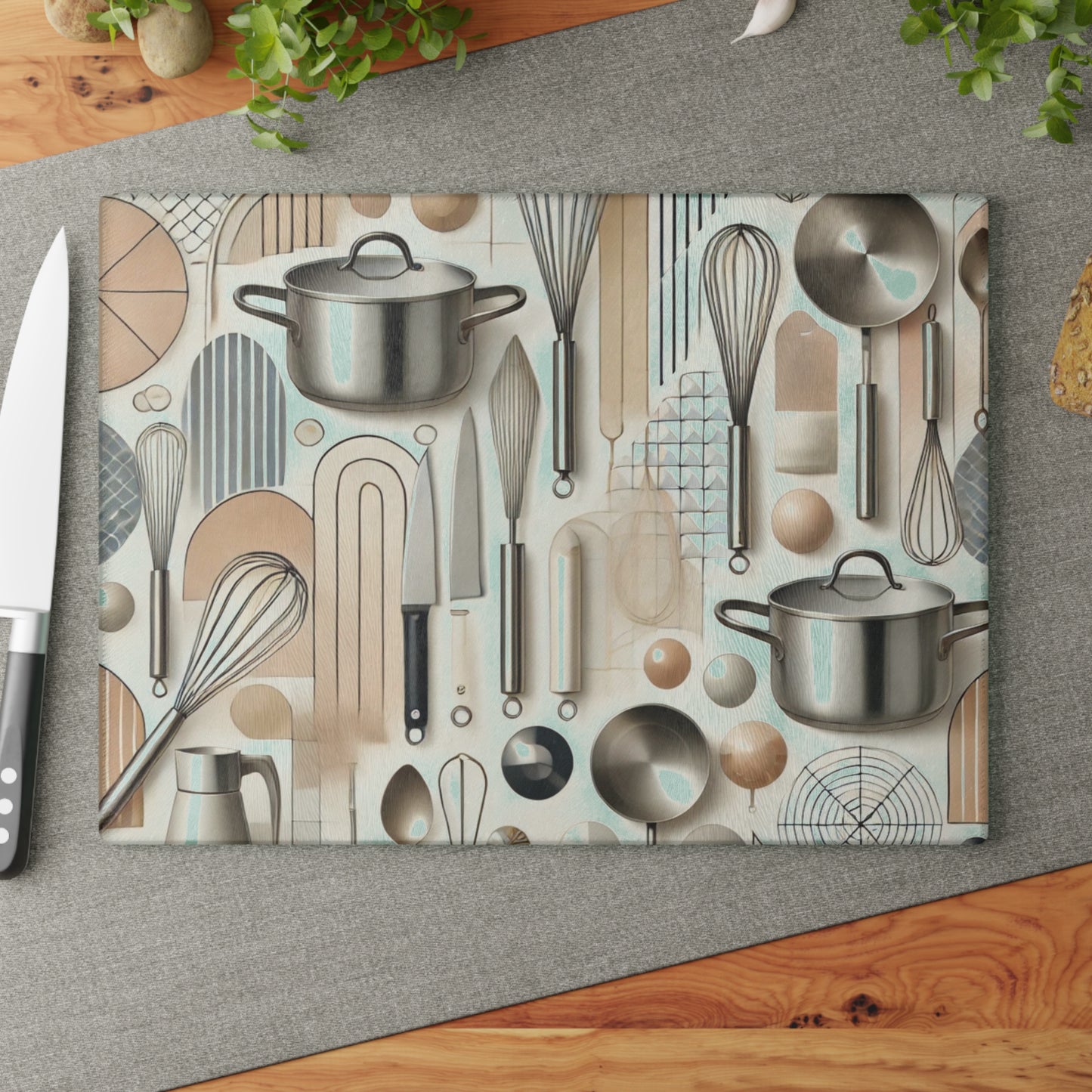 Culinary Harmony - Glass Cutting Board