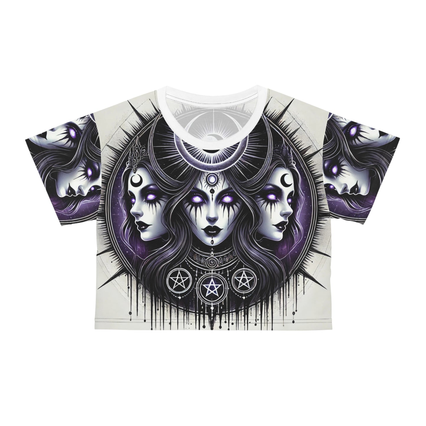 Triple Goddess - Crop Tee