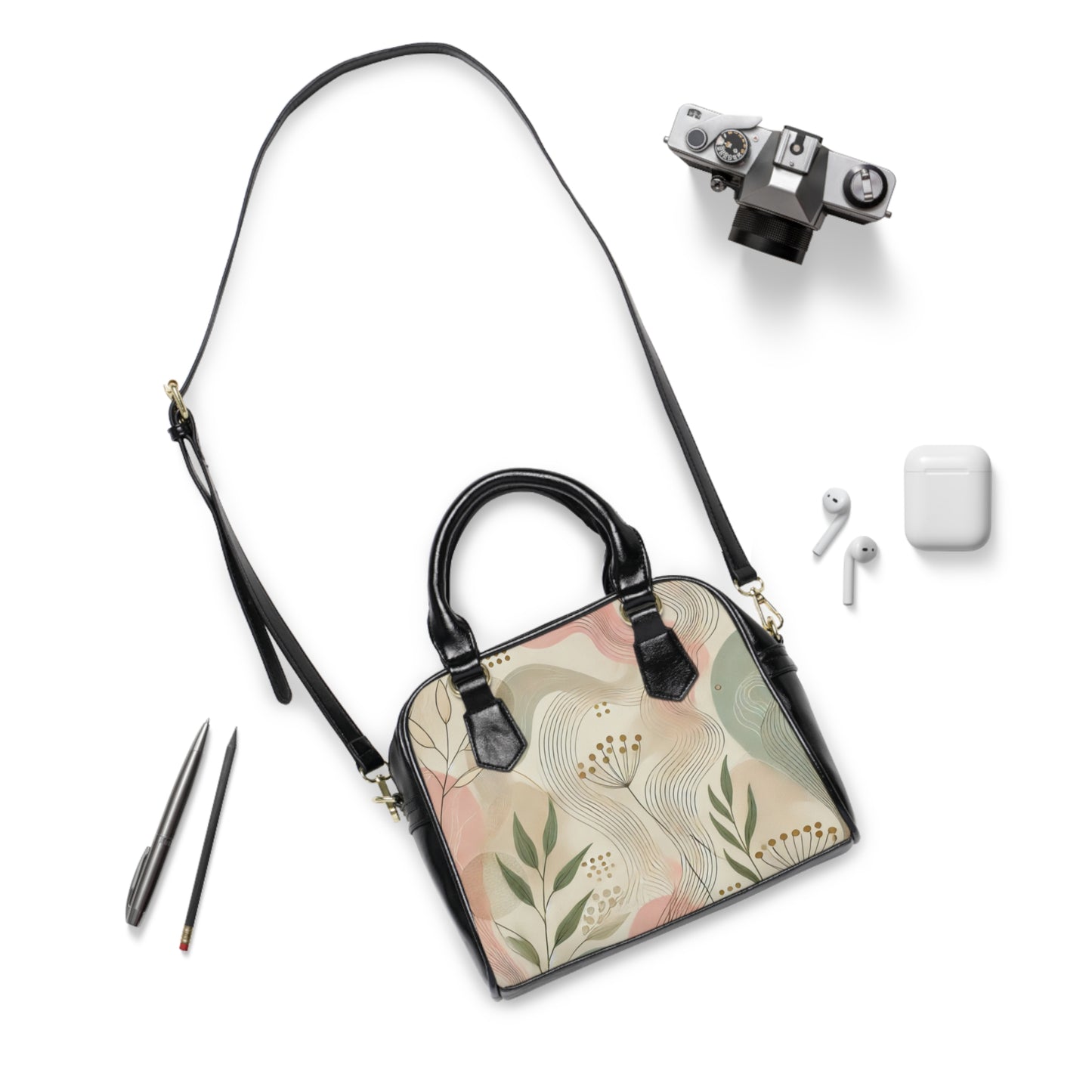 Botanical Breeze - Shoulder Handbag