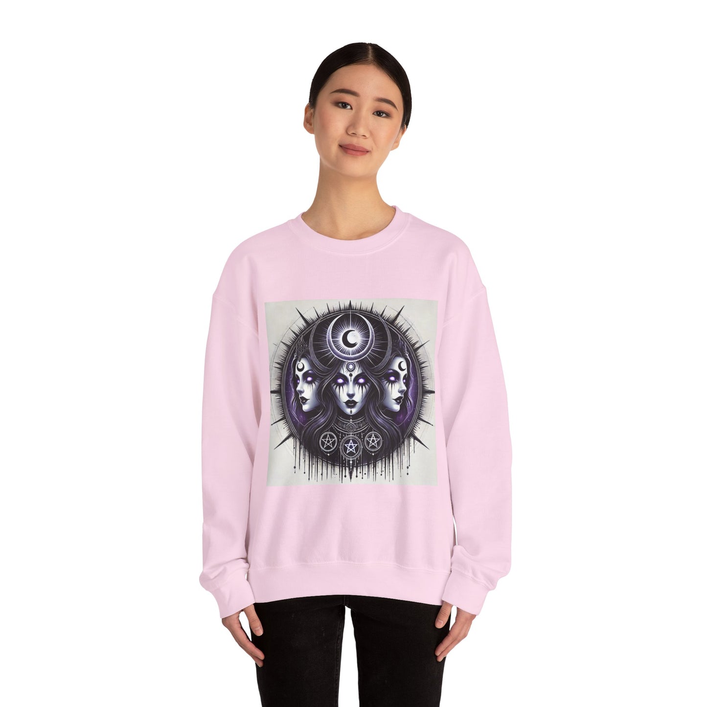 Triple Goddess - Unisex Heavy Blend Crewneck Sweatshirt