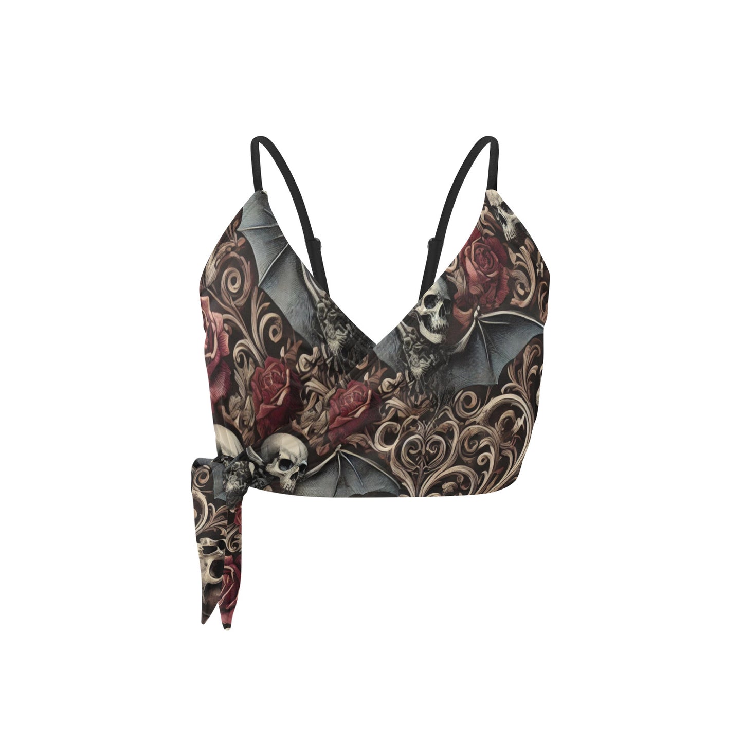 Nocturnal Elegy - Knot Side Bikini Top