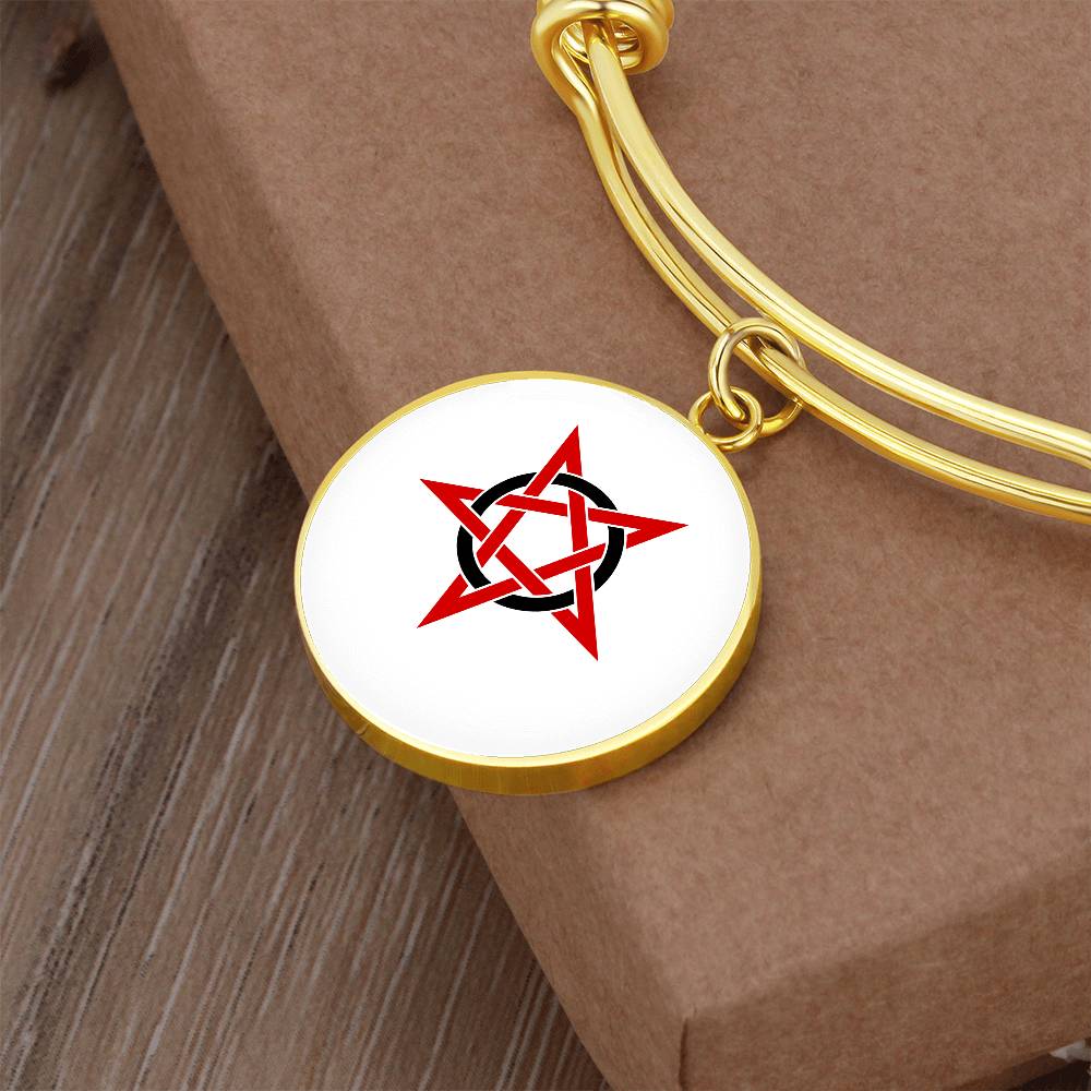 Wikka Pentacle (or Pentagram) Bangle