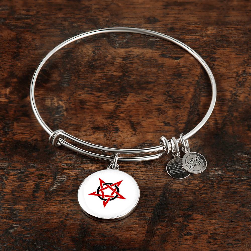 Wikka Pentacle (or Pentagram) Bangle