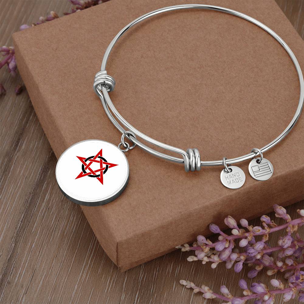 Wikka Pentacle (or Pentagram) Bangle