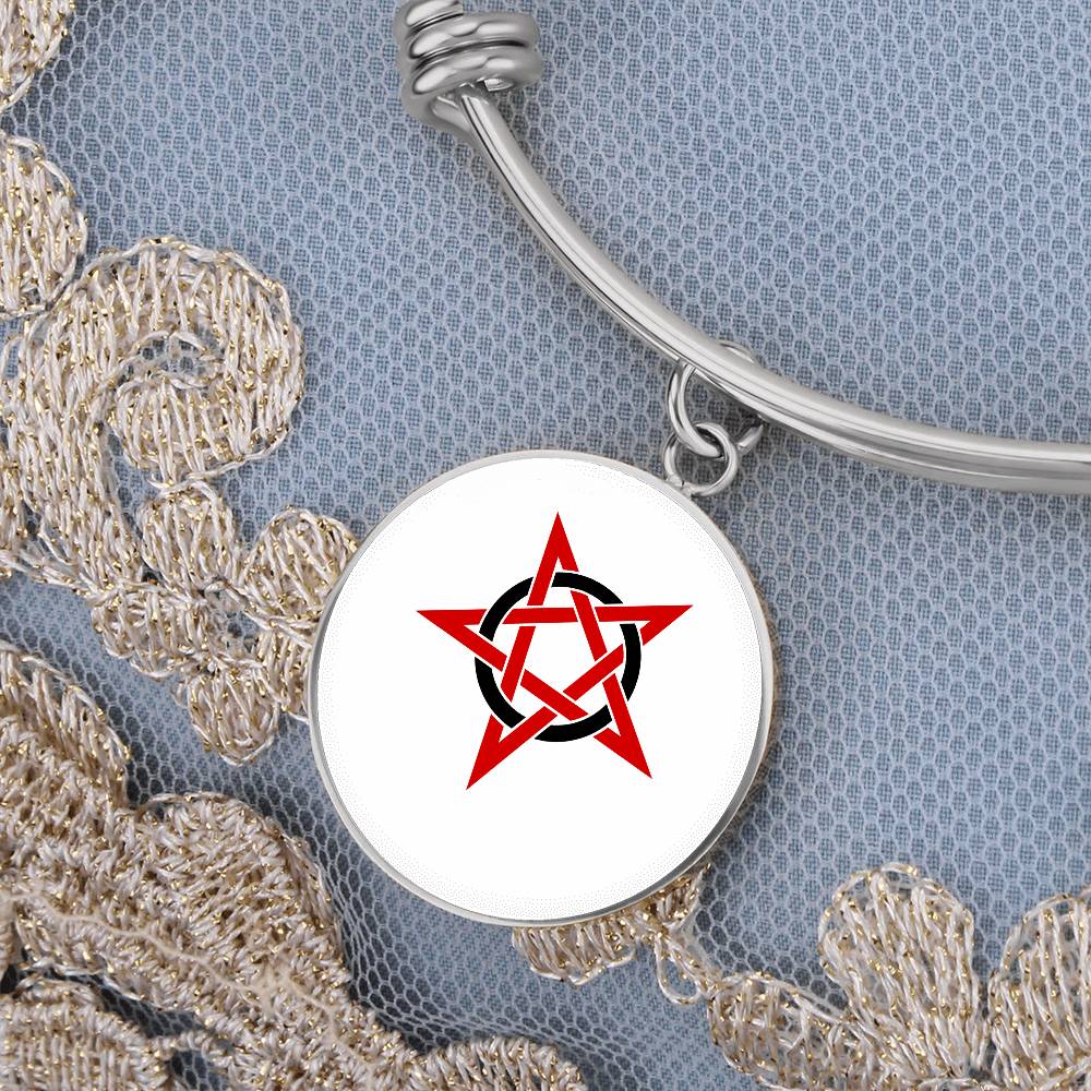 Wikka Pentacle (or Pentagram) Bangle